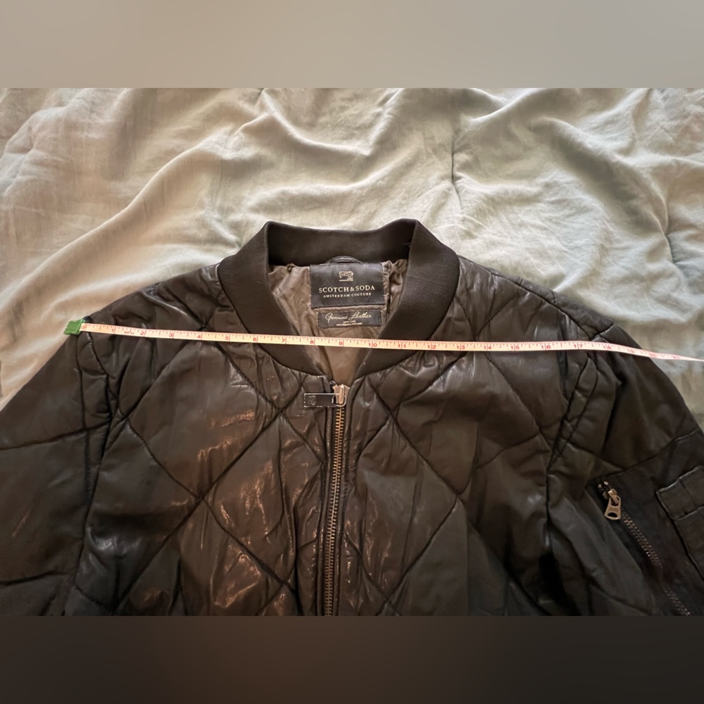 Scotch & Soda Black Quilted Bomber Jacket - Picture 9 of 12